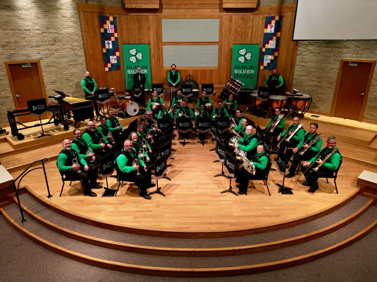 Dublin Silver Band in concert attire