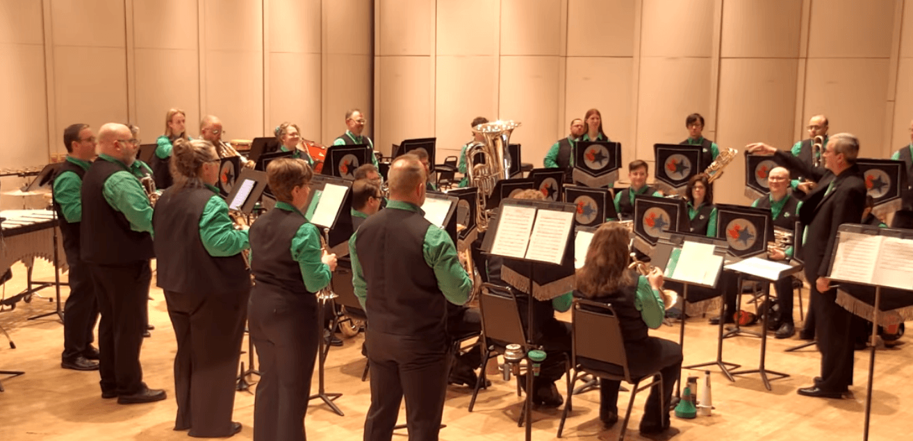 Dublin Silver Band performing at NABBA Championships