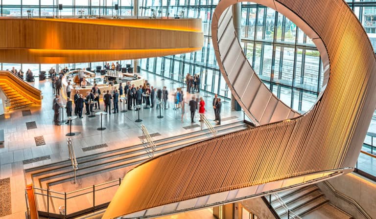 Stavanger Concert Hall interior foyer
