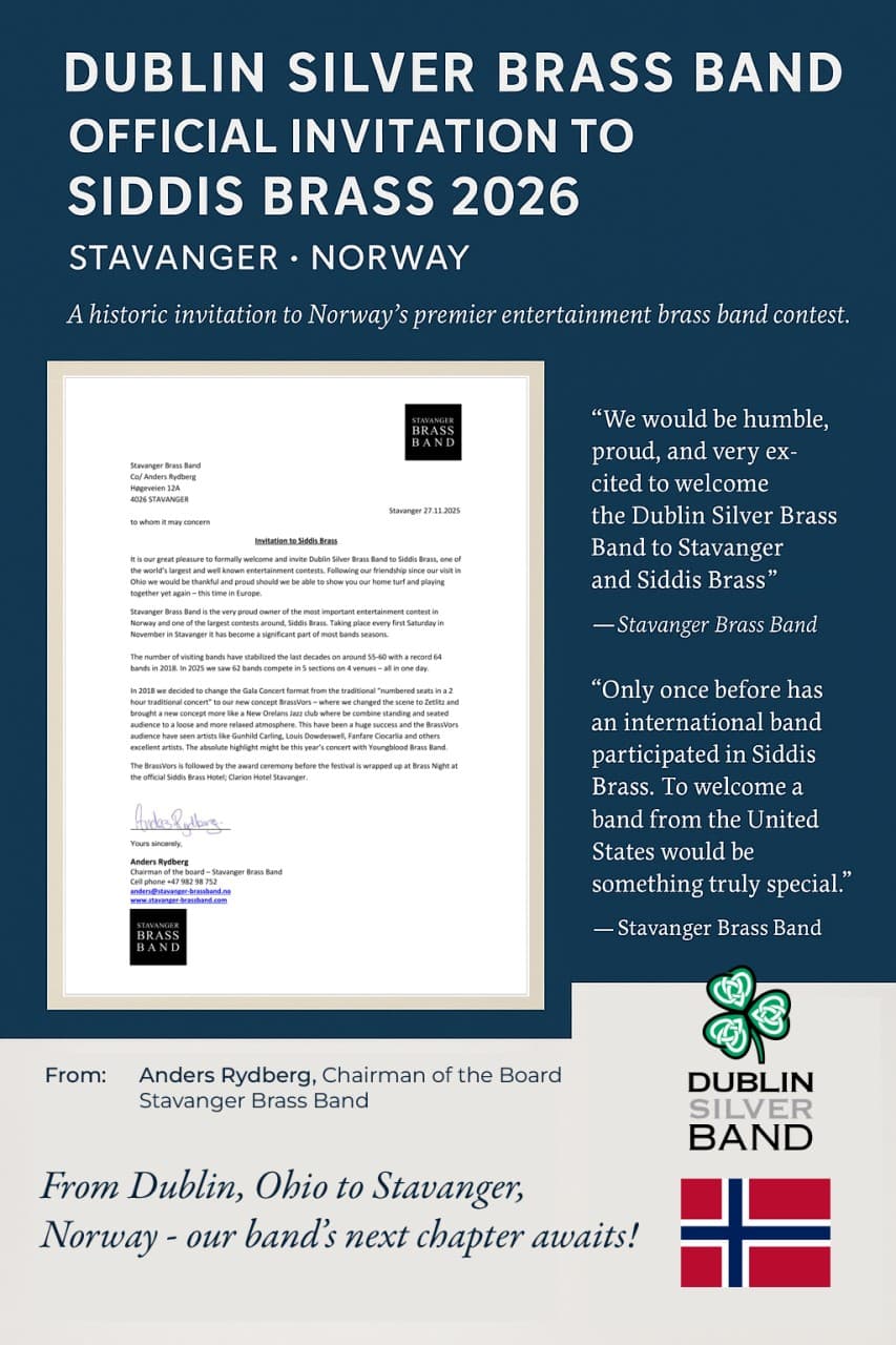 Official invitation to SIDDIS Brass 2026